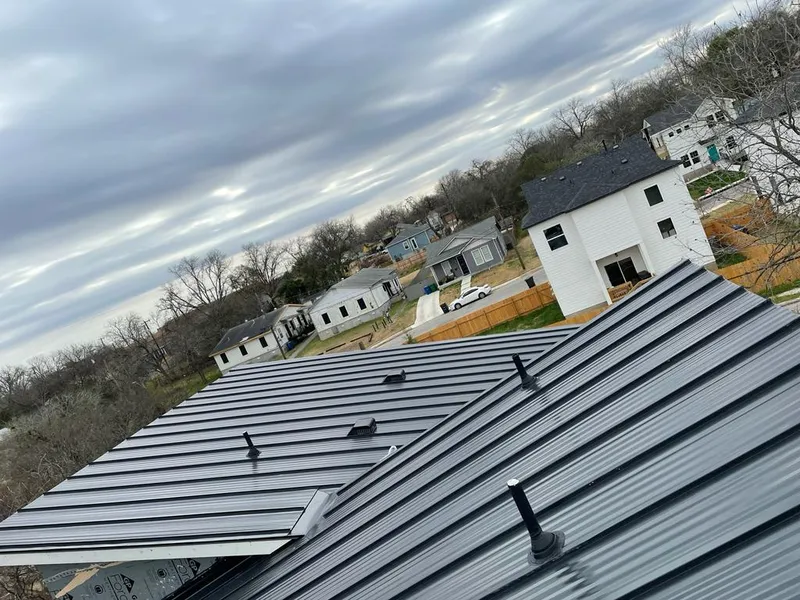 Standing seam metal roof panels with vents for Skylight Repair in Bondurant